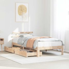 Bedframe with Drawers 100x200cm