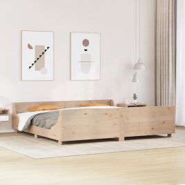 Bedframe 180x200cm Super King Solid Wood Pine