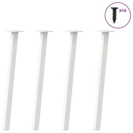 Coffee Table Legs 4 pcs White 72 cm Steel