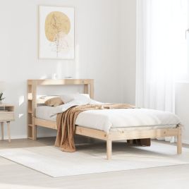 Bedframe 90x190cm Single Solid Wood Pine