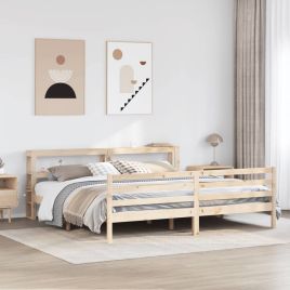 Bedframe 180x200cm Super King Solid Wood Pine