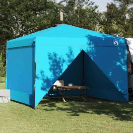 HELVALE Canopy Tent Manual 290x290x251 cm Fabric - Blue