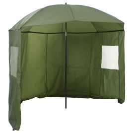BRLRIDG Fishing Umbrella Army 240x210 cm Oxford Polyester - Yellow