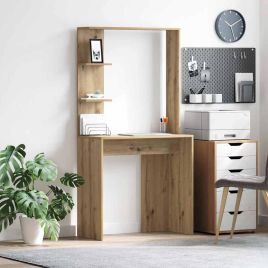 Artisan Oak Writing Desk Artisan Oak Engineered Wood Standard