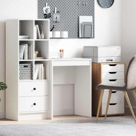 Minimalist Writing Desk White Particle board 60 x 40 x 76 cm