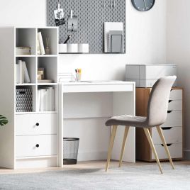 Writing Desk White MDF 80 x 40 x 76 cm Simple Writing Desk