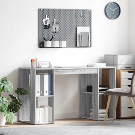 Grey Sonoma Computer Desk Grey Sonoma Particle board Medium