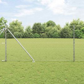 Hexagon Fence 1.4x25 m Galvanised Steel
