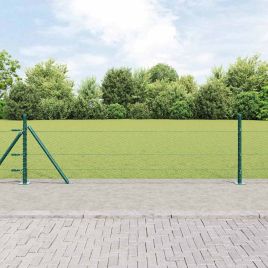 Hexagon Fence Green 0.4x50 m Steel