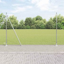 Hexagon Fence 1.4x25 m Galvanised Steel