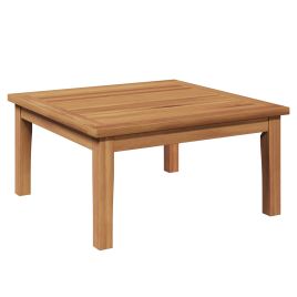 GLHOLT Garden Table Solid Teak Wood - Brown