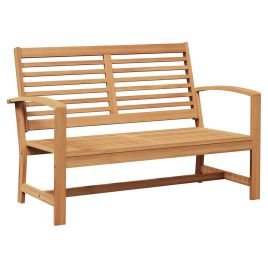 GLHOLT Garden Bench 110x65x76.5 cm Solid Teak Wood - Brown