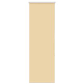 Roller Blind Blackout Beige 40x130 cm Fabric Width 35.7 cm Polyester