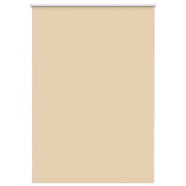 Roller Blind Blackout Beige 90x130 cm Fabric Width 85.7 cm Polyester