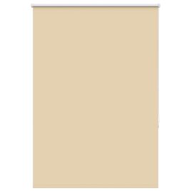 Roller Blind Blackout Beige 115x130 cm Fabric Width 110.7 cm Polyester
