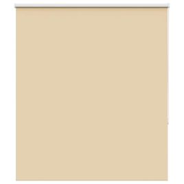 Roller Blind Blackout Beige 120x130 cm Fabric Width 116.6 cm Polyester