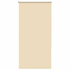 Roller Blind Blackout Beige 80x150 cm Fabric Width 75.7 cm Polyester