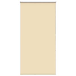 Roller Blind Blackout Beige 85x175 cm Fabric Width 80.7 cm Polyester