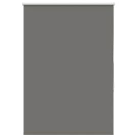 Roller Blind Blackout Grey 100x175 cm Fabric Width 95.7 cm Polyester