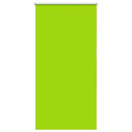 Roller Blind Blackout Leaves Green 75x130 cm Fabric Width 70.7 cm Polyester