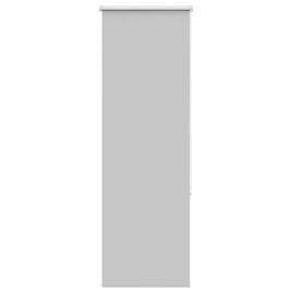 Roller Blind Blackout Light Grey 45x150 cm Fabric Width 40.7 cm Polyester