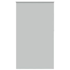 Roller Blind Blackout Light Grey 140x210 cm Fabric Width 136.6 cm Polyester