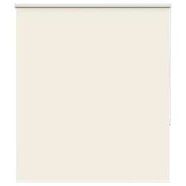 Roller Blind Blackout Off White 140x175 cm Fabric Width 136.6 cm Polyester