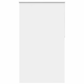 Roller Blind Blackout White 130x210 cm Fabric Width 126.6 cm Polyester