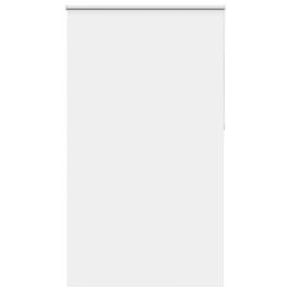 Roller Blind Blackout White 125x230 cm Fabric Width 121.6 cm Polyester