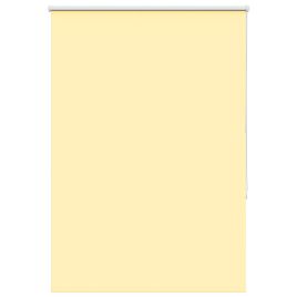 Roller Blind Blackout Yellow 100x175 cm Fabric Width 95.7 cm Polyester