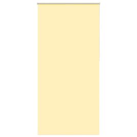 Roller Blind Blackout Yellow 115x210 cm Fabric Width 110.7 cm Polyester
