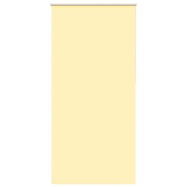 Roller Blind Blackout Yellow 110x230 cm Fabric Width 105.7 cm Polyester