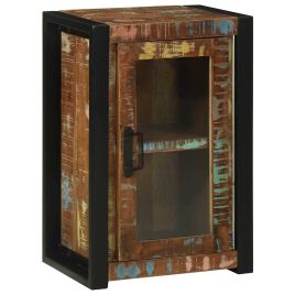 Bathroom Wall Cabinet Multicolour 40x30x60 cm Solid Wood Reclaimed