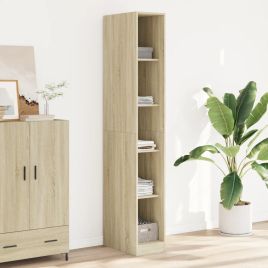 Wardrobe Sonoma Oak 30x50x200 cm Engineered Wood - vid-3307704
