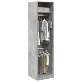 Wardrobe Concrete Grey 50x50x200 cm Engineered Wood - vid-3307786