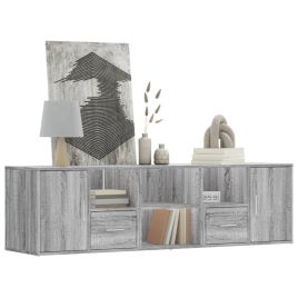 Corner Cabinet Grey Sonoma 160x40x45 cm Engineered Wood