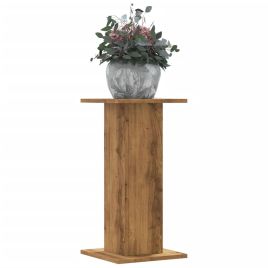 OROAK Plant Stands 2 pcs Artisian 30x30x60 cm Wooden - Oak