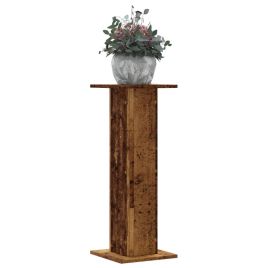OROAK Plant Stands 2 pcs 30x30x80 cm Wooden - Old Wood