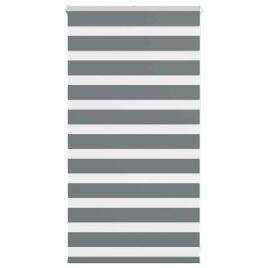 Zebra Blind Dark Grey 70x100 cm Fabric Width 65.9 cm Polyester