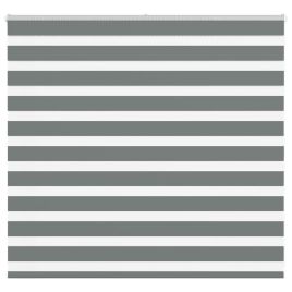 Zebra Blind Dark Grey 155x100 cm Fabric Width 150.9 cm Polyester