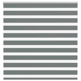 Zebra Blind Dark Grey 145x150 cm Fabric Width 140.9 cm Polyester