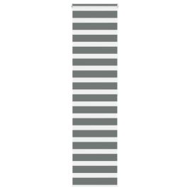 Zebra Blind Dark Grey 65x200 cm Fabric Width 60.9 cm Polyester