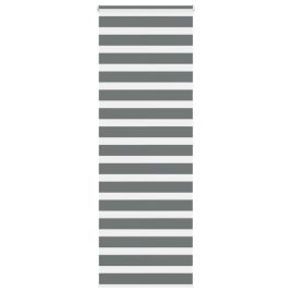 Zebra Blind Dark Grey 75x200 cm Fabric Width 70.9 cm Polyester