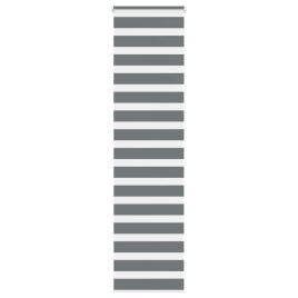 Zebra Blind Dark Grey 65x230 cm Fabric Width 60.9 cm Polyester