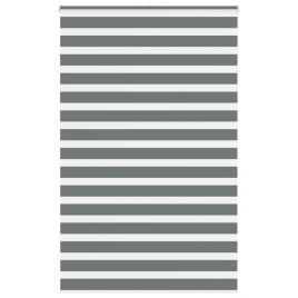 Zebra Blind Dark Grey 140x230 cm Fabric Width 135.9 cm Polyester