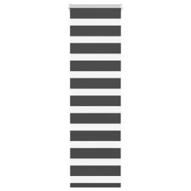 Zebra Blind Black 45x100 cm Fabric Width 40.9 cm Polyester