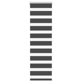Zebra Blind Black 50x100 cm Fabric Width 45.9 cm Polyester