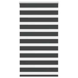 Zebra Blind Black 70x100 cm Fabric Width 65.9 cm Polyester