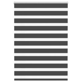 Zebra Blind Black 110x100 cm Fabric Width 105.9 cm Polyester