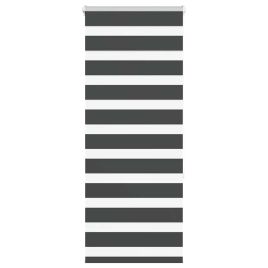 Zebra Blind Black 60x150 cm Fabric Width 55.9 cm Polyester